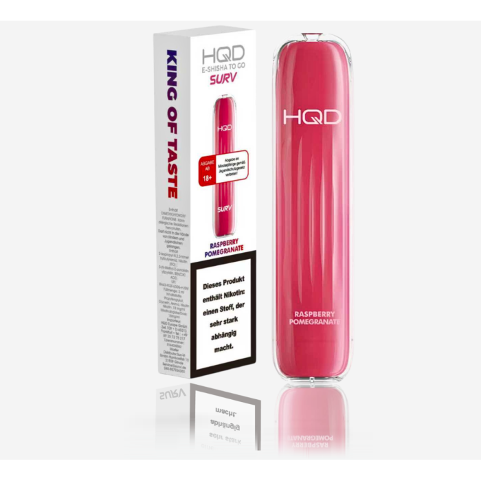 HQD Surv Einweg Vape - Raspberry Pomegranate 2ml | 18mg/ml