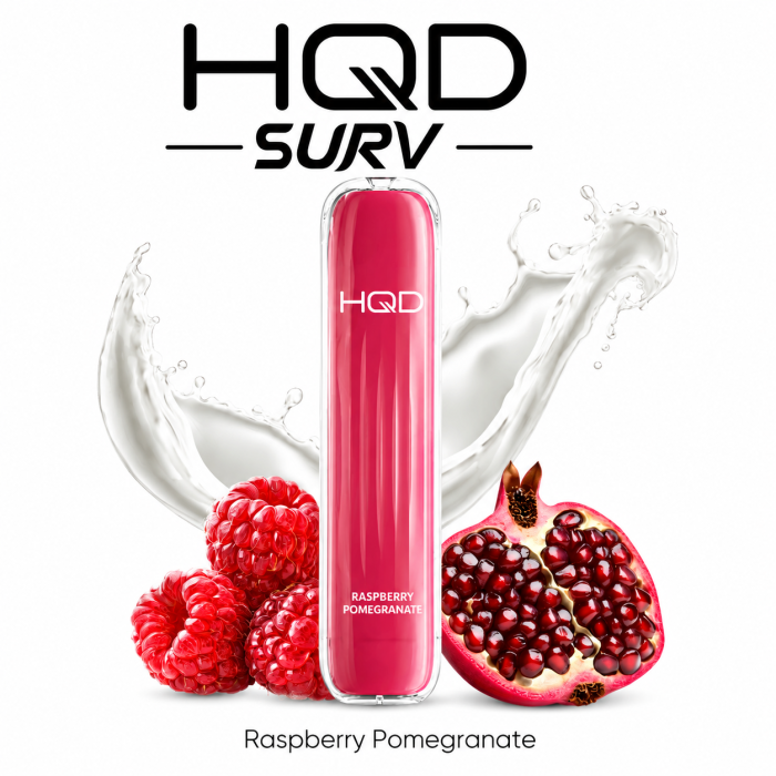 HQD Surv Einweg Vape - Raspberry Pomegranate 2ml | 18mg/ml