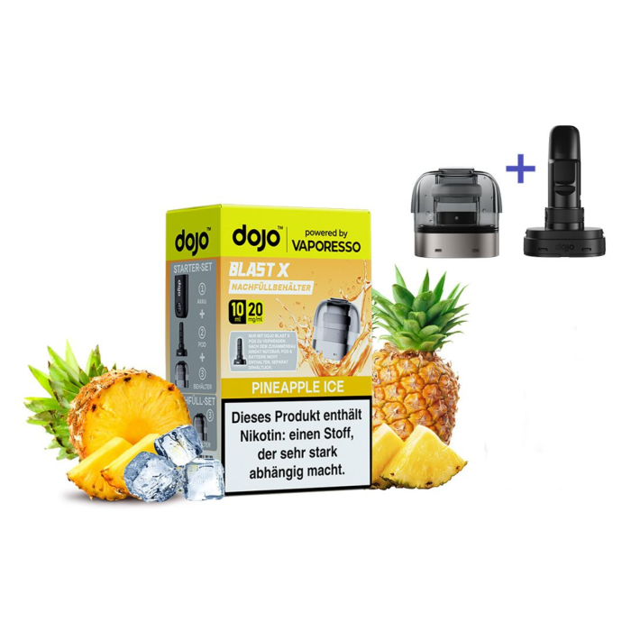DOJO Blast X Prefilled Pods - Pineapple Ice 10ml | 20mg/ml