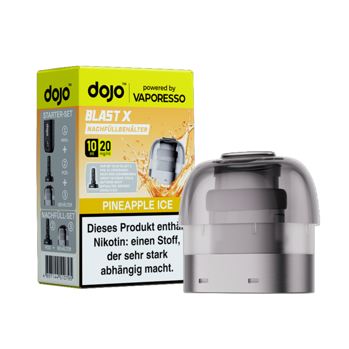 DOJO Blast X Prefilled Pods - Pineapple Ice 10ml | 20mg/ml