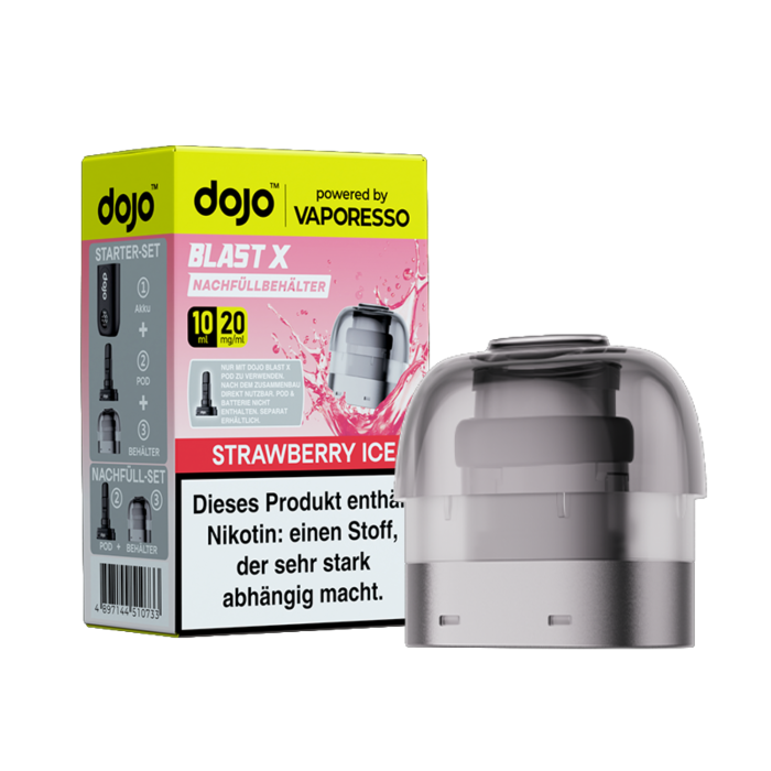 DOJO Blast X Prefilled Pods - Strawberry Ice 10ml | 20mg/ml