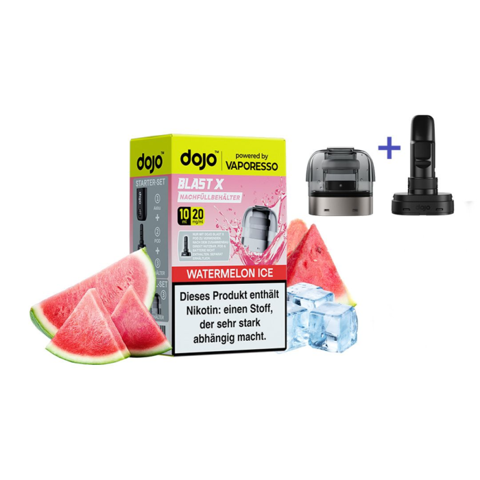 DOJO Blast X Prefilled Pods - Watermelon Ice 10ml | 20mg/ml