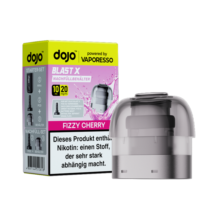 DOJO Blast X Prefilled Pods - Fizzy Cherry 10ml | 20mg/ml