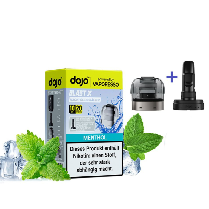 DOJO Blast X Prefilled Pods - Menthol 10ml | 20mg/ml