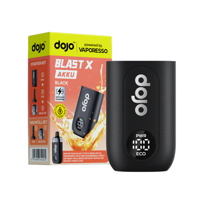 DOJO Blast X Basisgerät (Akkuträger) - Black | 1000mAh