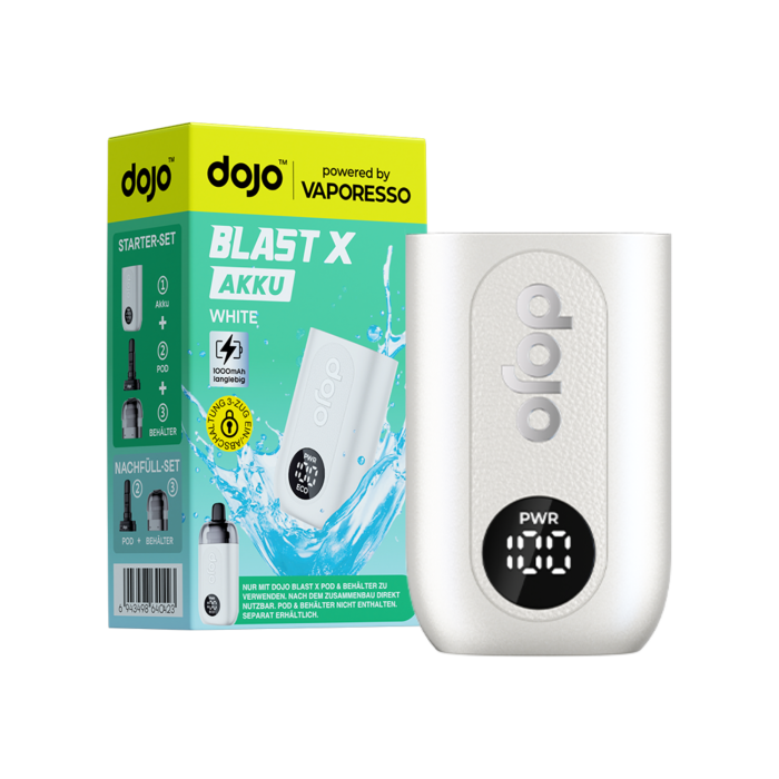 DOJO Blast X Basisgerät (Akkuträger) - White | 1000mAh
