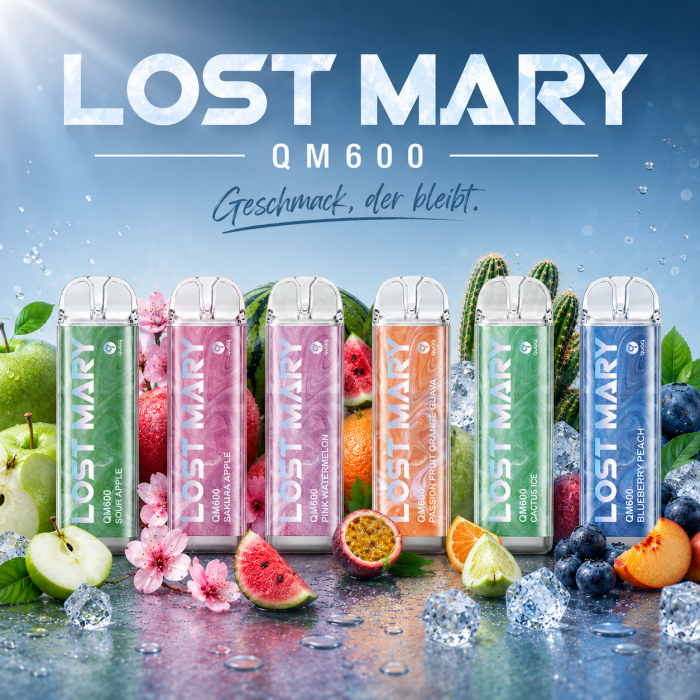 Lost Mary QM600 Einweg Vape - verschiedene Sorten