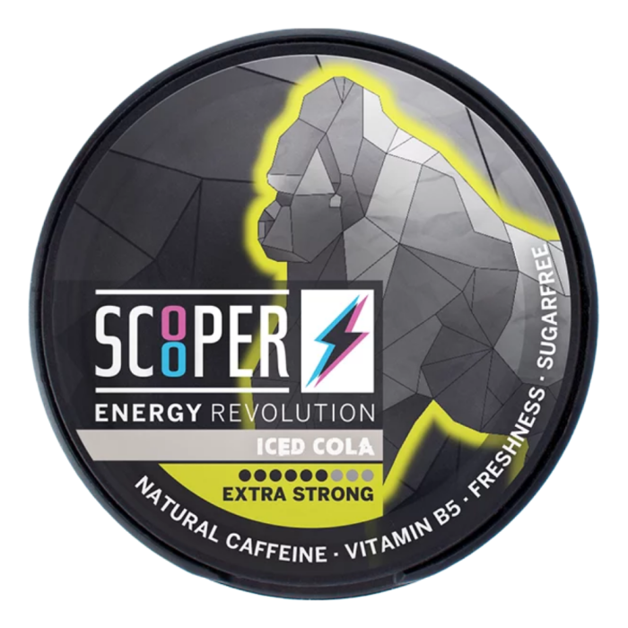 Scooper Energy Pouch - Iced Cola Extra Strong | 80mg Koffein