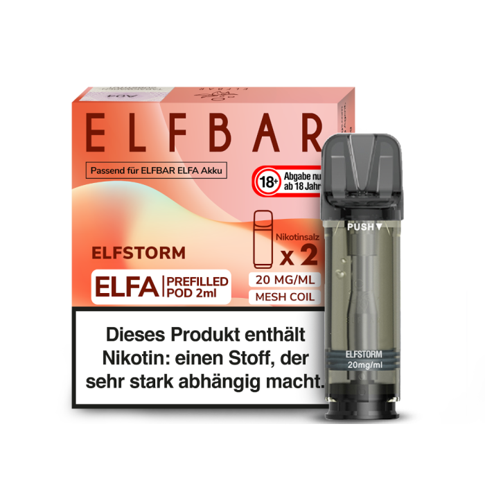 Elfa Prefilled Pod - Elfstorm / Elfergy 2x2ml | 20mg/ml *AUSLAUFARTIKEL*