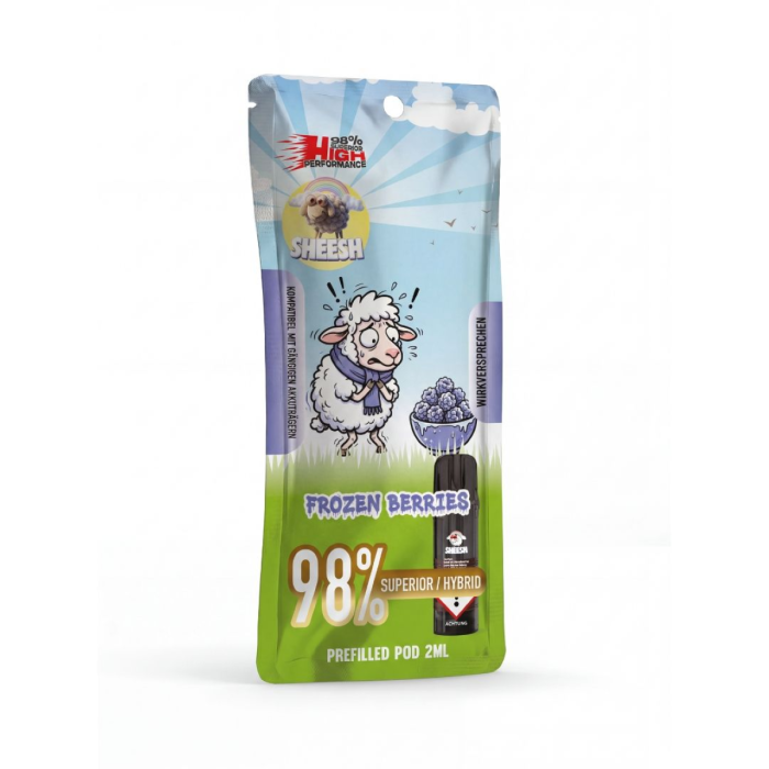 Sheesh Signature Superior Pod - Frozen Berries 2ml | 98% Blend Hybrid