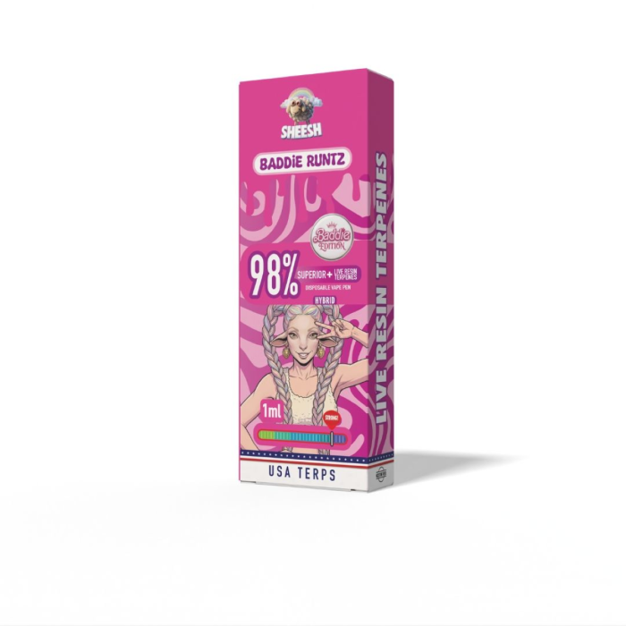 Sheesh Superior Vape - Baddie Runtz 1ml I 98% Blend Hybrid