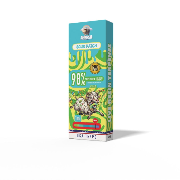 Sheesh Superior Vape - Sour Patch 1ml I 98% Blend Hybrid