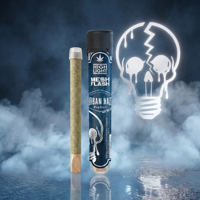 Meshflash Superior Infused Preroll - Urban Haze 1.5g | 40% Superior