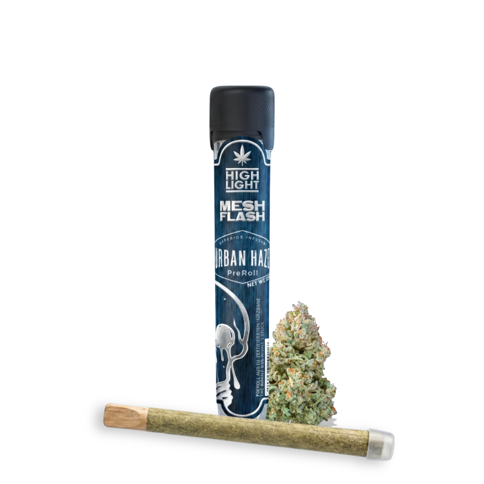 Meshflash Superior Infused Preroll - Urban Haze 1.5g | 40% Superior