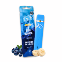 OnlyGrams Superior Vape - Blue Banana 1ml I 96% Blend Hybrid