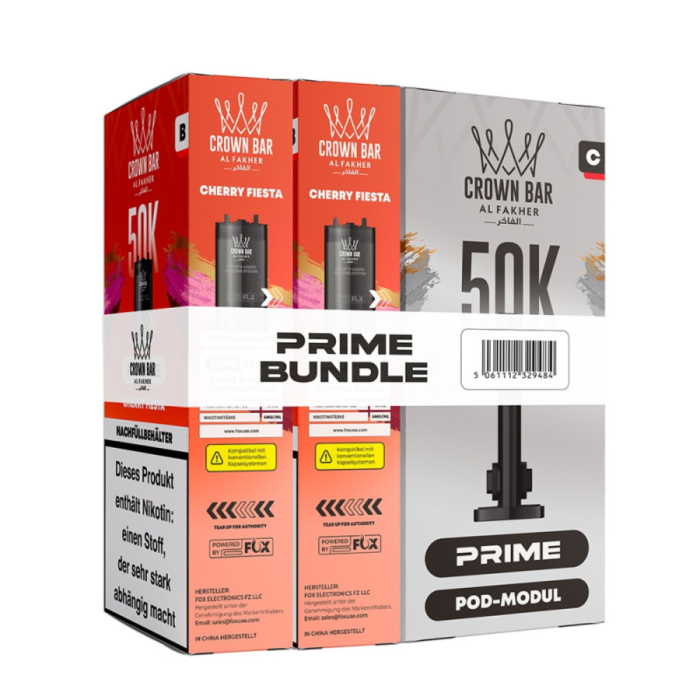Al Fakher 50K Hypermax PRIME Bundle - Cherry Fiesta | 2 x 10ml