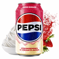 Pepsi - Strawberries Cream ZERO 330 ml
