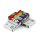 Purize Aktivkohlefilter - Xtra Slim Size 6mm Rainbow | 10 Stück