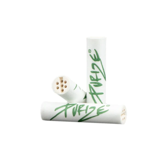 Purize Aktivkohlefilter - Xtra Slim Size 6mm weiß | 10 Stück