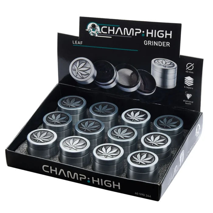 Champ High Metal Leaf Grinder 4-teilig | 40 mm