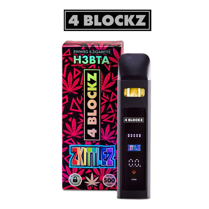 4 Blockz H3BTA Superior Vape - Zkittlez 1ml I 95% Blend
