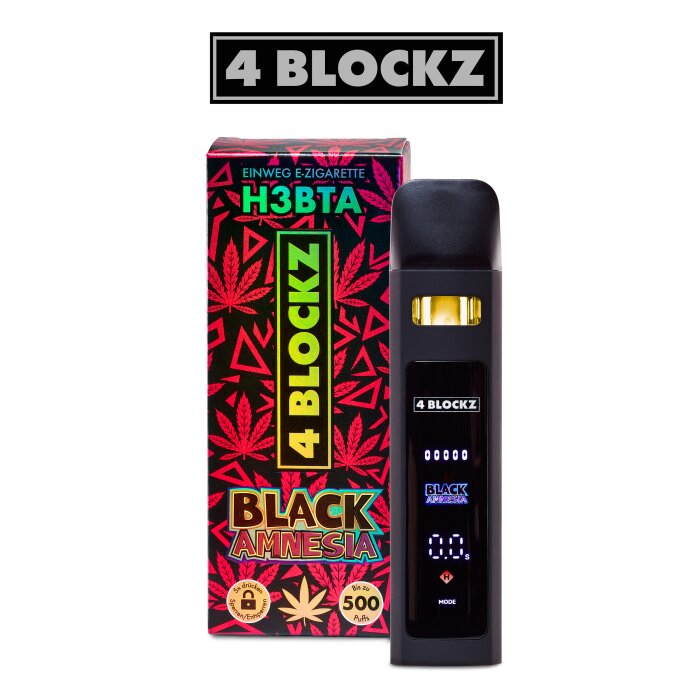 4 Blockz H3BTA Superior Vape - Black Amnesia 1ml I 95% Blend