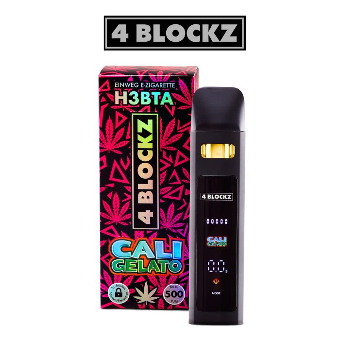 4 Blockz H3BTA Superior Vape - Cali Gelato 1ml I 95% Blend