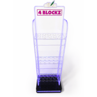 4 Blockz - PreRolls LED Verkaufsdisplay | Kunststoff