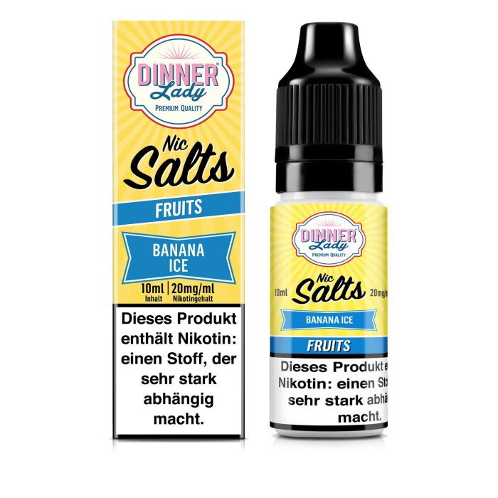 % Dinner Lady Liquid - Banana Ice | 20mg