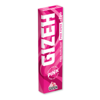 Gizeh - King Size Slim Paper All Pink + Tips | 34 Blatt