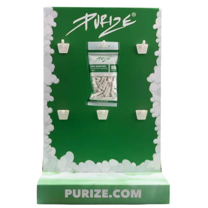 Purize - Aktivkohlefilter Verkaufsdisplay OHNE Inhalt | Karton
