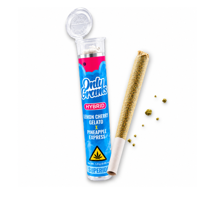 OnlyGrams Superior Pre-Roll - Lemon Cherry Gelato + Pineapple Express | 1,5g