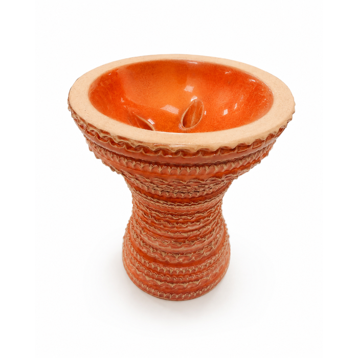 % Gusto Bowls Shishakopf - Turkish v2.0 Glaze Orange (Einzelstück)