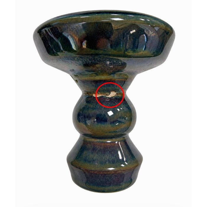 % Mason Shishaware Shishakopf - Onyx Mystic Jade (B-Ware) #2