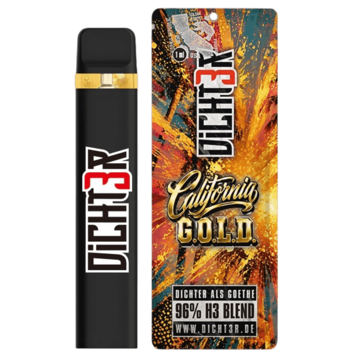 Dicht3r H3 Vape - California Gold 1ml | Blend 96%