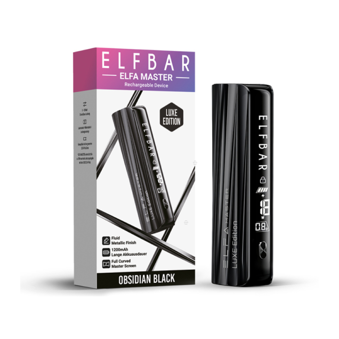Elfa Master - Obsidian Black (ÉDITION LUXE) | 1200mAh