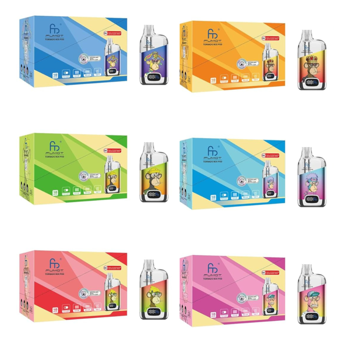 RandM Tornado Box Refillable Pod Kit - verschiedene Farben | 800mAh