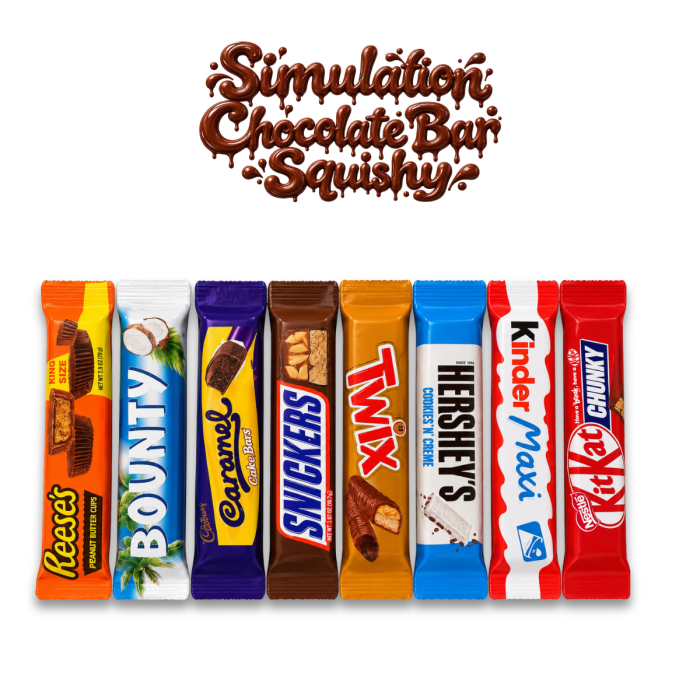 Simulation Chocolate Bar Squishy