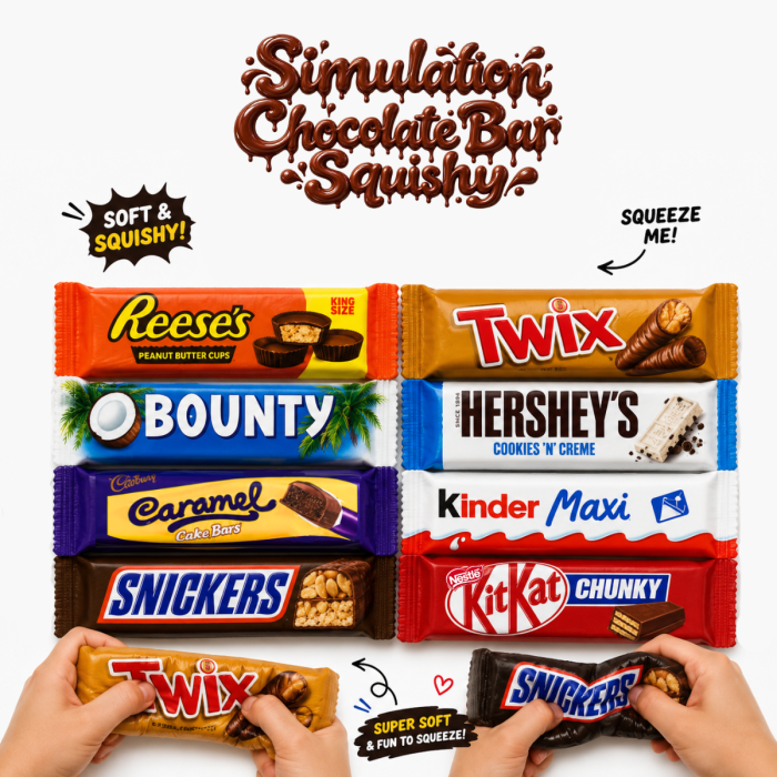 Simulation Chocolate Bar Squishy