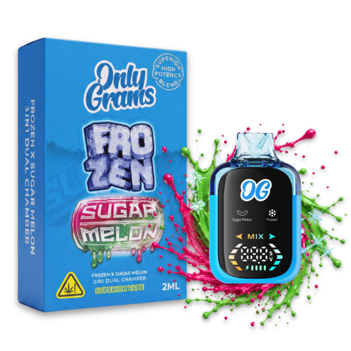 OnlyGrams 3in1 Superior Vape - Frozen + Sugar Melon I 2ml