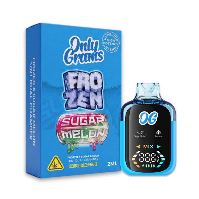 OnlyGrams 3in1 Superior Vape - Frozen + Sugar Melon I 2ml