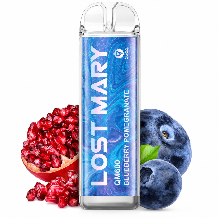 Lost Mary QM600 Vape Jetable - Blueberry Pomegranate 2ml | 20mg/ml