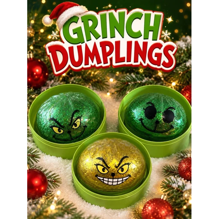 Grinch Mystery Squishy Dumpling