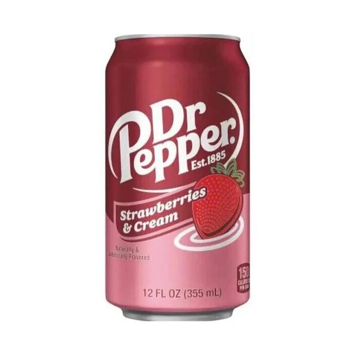 Dr. Pepper - Strawberry & Cream 355 ml | DDM: 01.11.2026