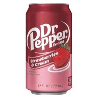 Dr. Pepper - Strawberry & Cream 355 ml | MHD: 01.11.2026