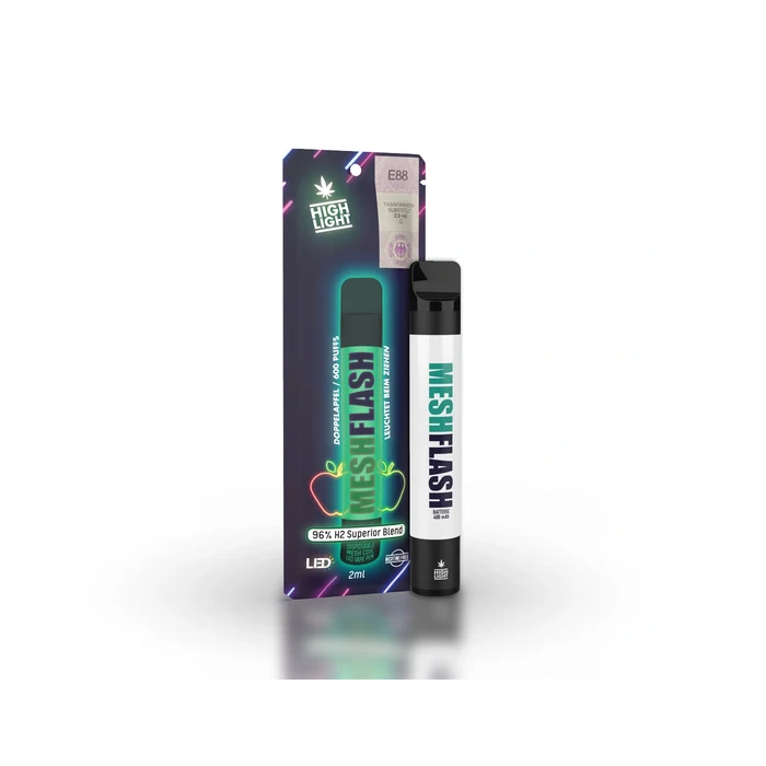 % Highlight Meshflash V1 Vape - Doppel Apfel