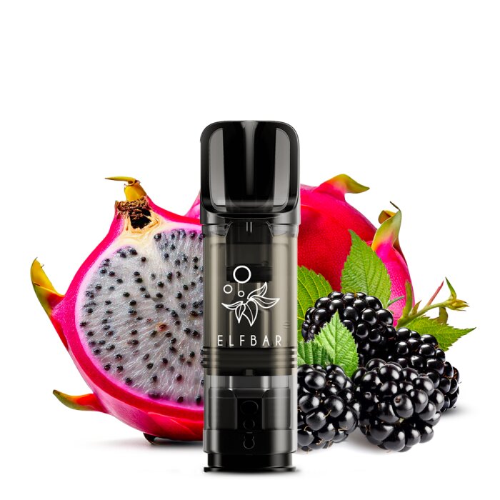 Elfa Prefilled Pod - Dragon Fruit Blackberry (Nikotinfrei) 2x2ml | 0mg/ml *NEU*