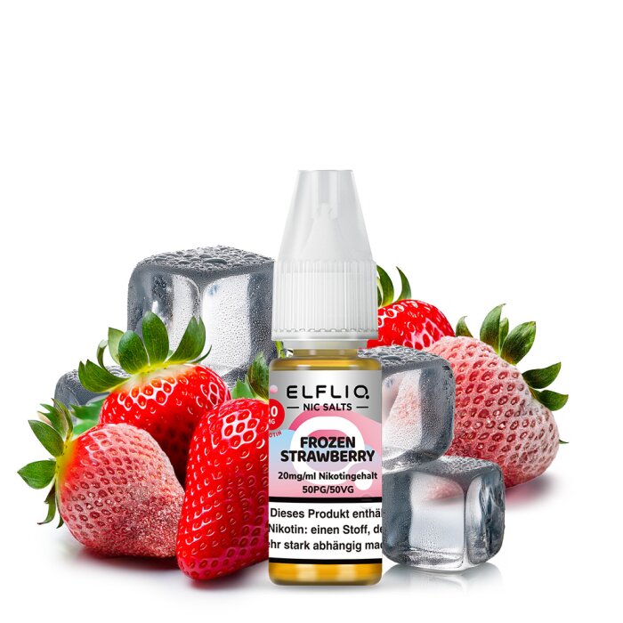 Elfliq Liquid by Elfbar - Frozen Strawberry Nikotinsalz 10ml | 20mg/ml