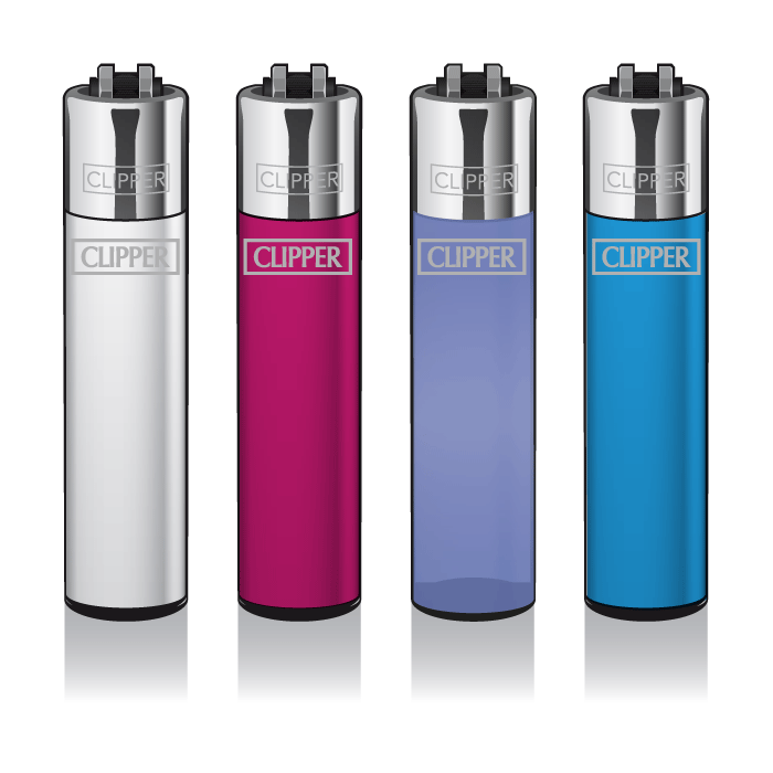Clipper Feuerzeuge - B48 Classic Large Solid Branded | 48St. Display