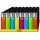 Clipper Feuerzeuge - B48 Classic Medium Solid Fluo Branded + BW | 48St. Display